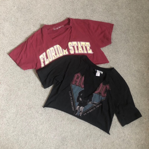 Tops - FSU Seminoles Cropped Shirt